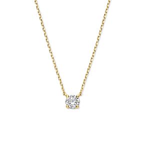9k collier zircon 40 - 42 - 44 cm