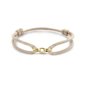 bracelet satin beige 13 - 26 cm