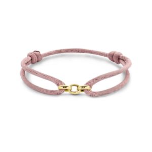bracelet satin rose tendre 13 - 26 cm