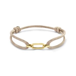 bracelet satin beige 13 - 26 cm