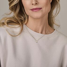 collier goutte 9 carats 42 - 45 cm