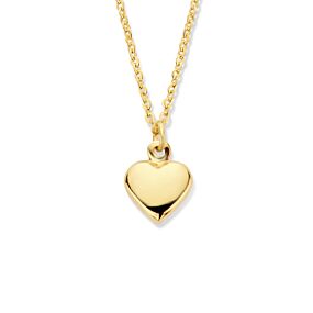collier cœur 9 carats 42 - 45 cm